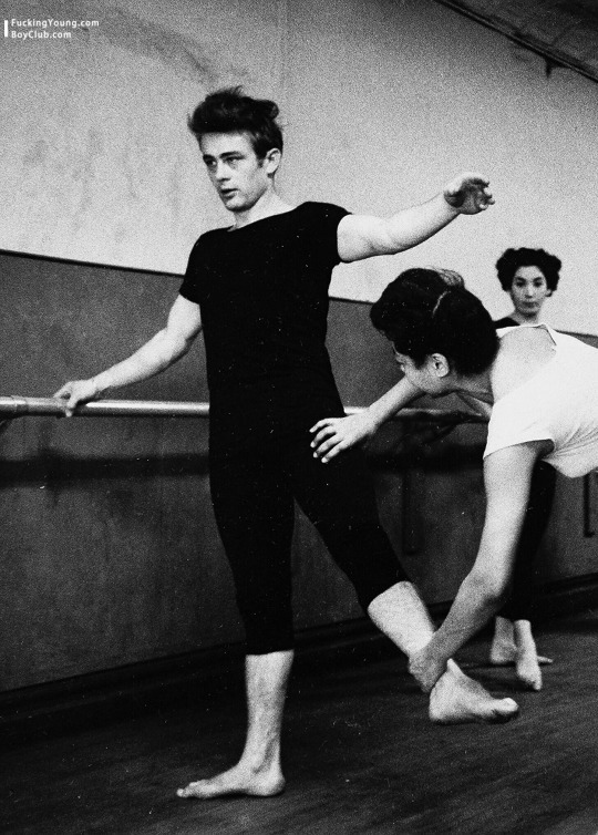James Dean in Katherine Dunham's Dance Class, photographed by Dennis Stock, 1955